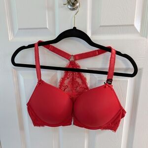 Red Lace Women's Bra